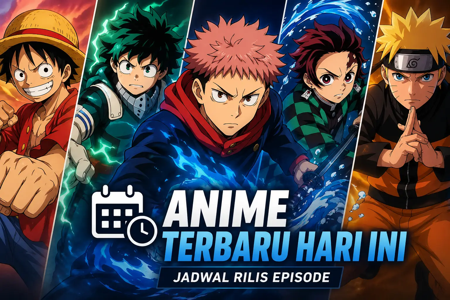 Anime terbaru hari ini dan jadwal rilis