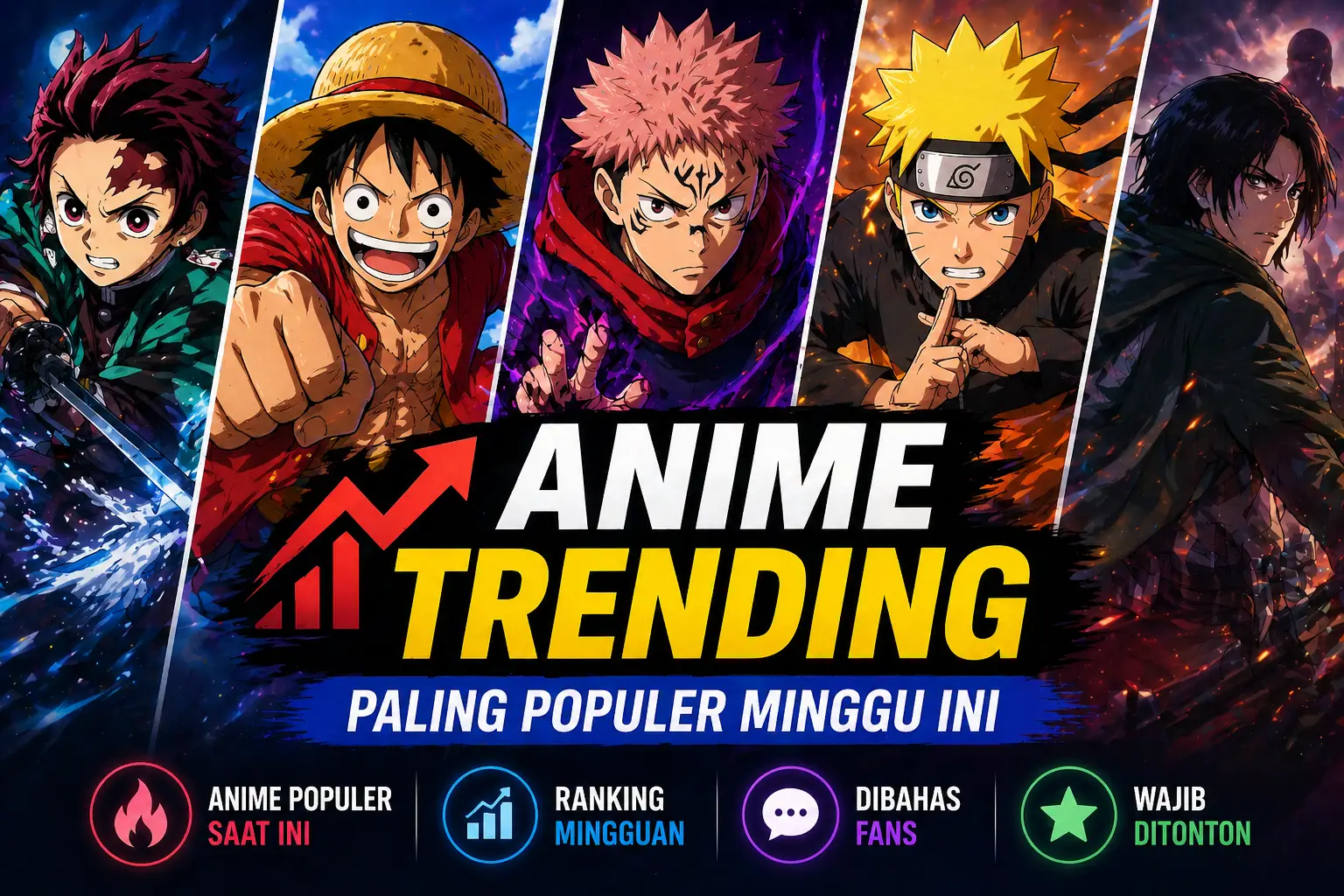 Anime trending paling populer